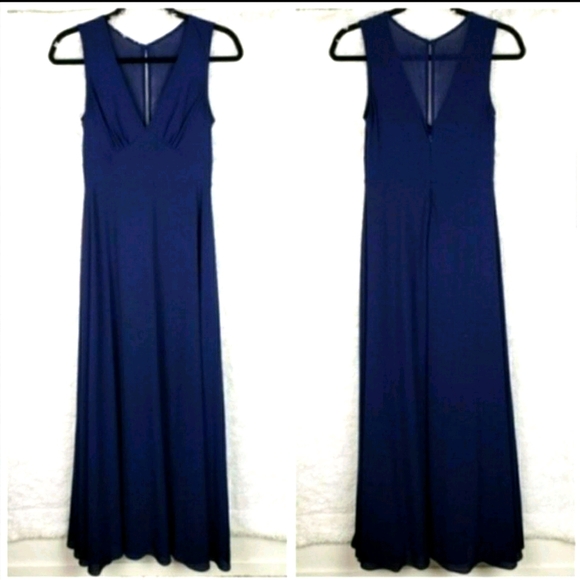 Anthropologie BHLDN Capulet Empire Chiffon Gown - Picture 1 of 5